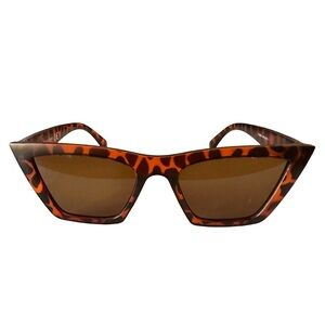 Tortoise Shell Cat-Eye Sunglasses Plastic Frames